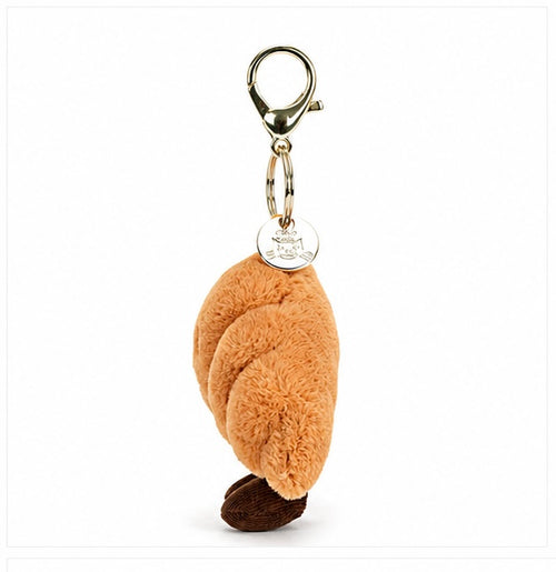 Croissant Plush Bag charm