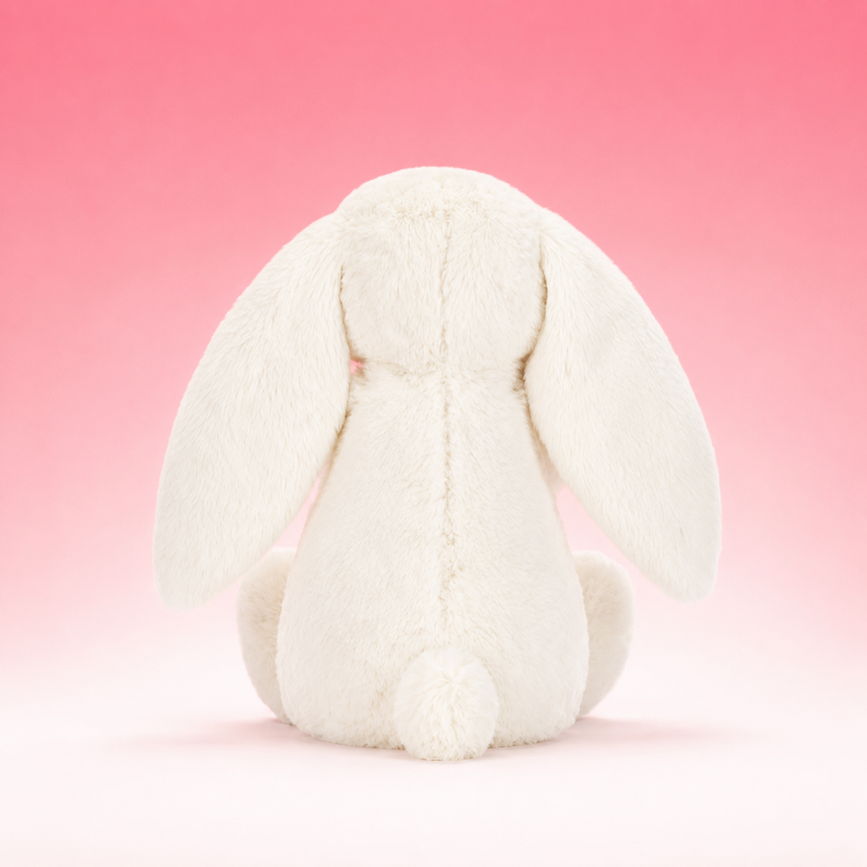 Cream Bunny With Rose