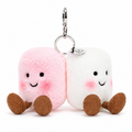 Marshmallow Duo Plush Bag Charm
