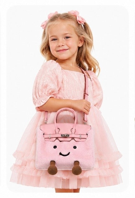 Plush Birkin Bag - Pink Edition