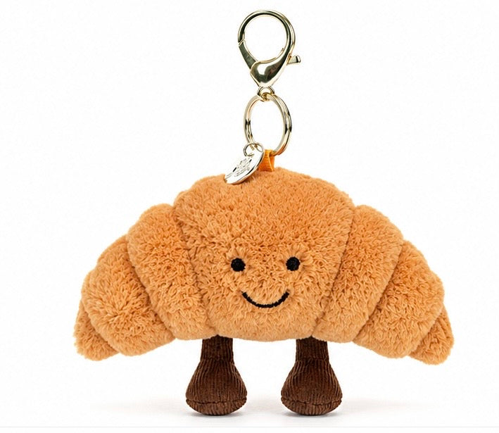Croissant Plush Bag charm – Noah Boutique