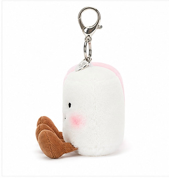 Marshmallow Duo Plush Bag Charm