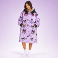 Kuromi Oversized Blanket Hoodie – Cozy Sherpa Wearable Blanket
