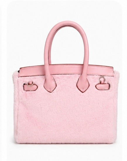 Plush Birkin Bag - Pink Edition