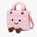 Lady O Pink Plush Bag